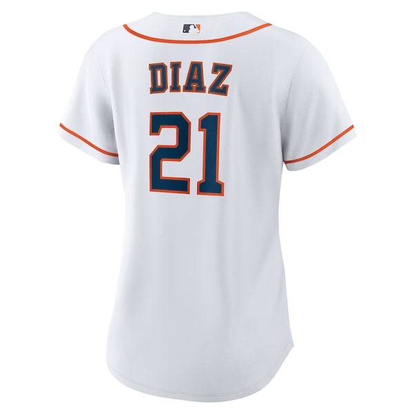 Yainer Diaz Houston Astros Nike Home Replica Jersey - White - Image 3