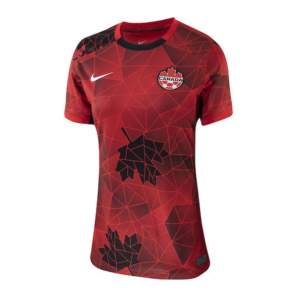 Canada Women's National Team Nike Women's 2023 Home Replica Jersey - Red - Image 2