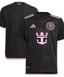 Inter Miami CF adidas Youth 2024 La Noche Replica Jersey - Black