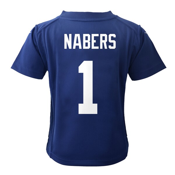 Malik Nabers New York Giants Nike Toddler Game Jersey - Royal - Image 3