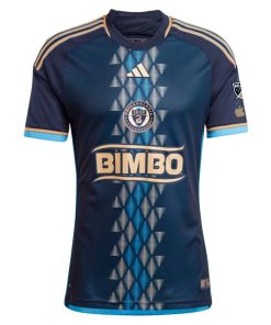 Alternative view of Philadelphia Union adidas 2024 The XV Kit Authentic Jersey?¨C Navy