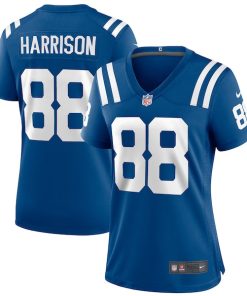 Alternative view of Marvin Harrison Indianapolis Colts Nike Women's Game Retired Player Jersey - Royal/Blue