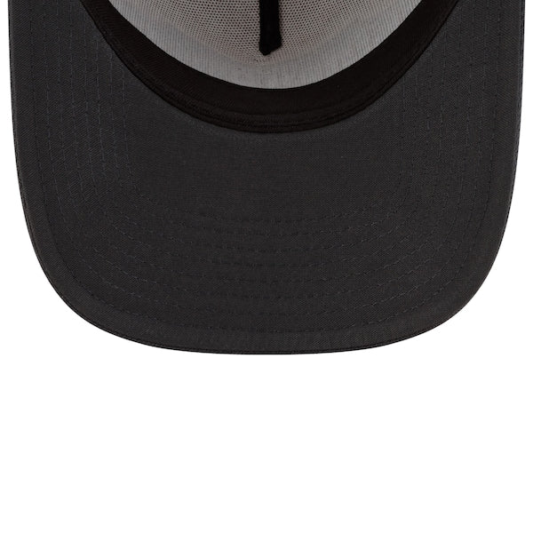 Los Angeles Dodgers New Era 2025 World Series Champions Locker Room A-Frame 9FORTY Adjustable Hat - Cream/Charcoal - Image 7