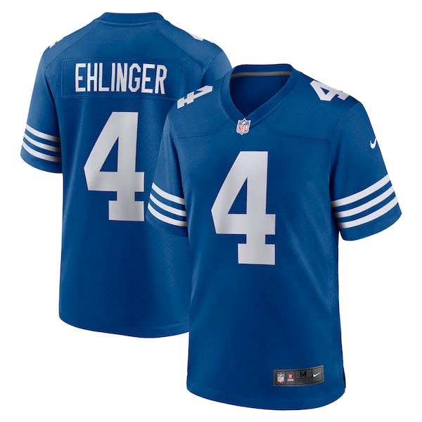 Sam Ehlinger Indianapolis Colts Nike Game Player Jersey - Blue/Royal - Image 2