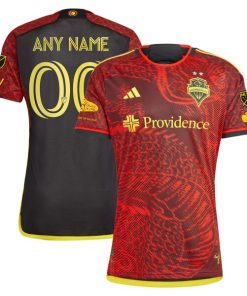 Seattle Sounders FC adidas 2024 The Bruce Lee Kit Authentic Custom Jersey - Red