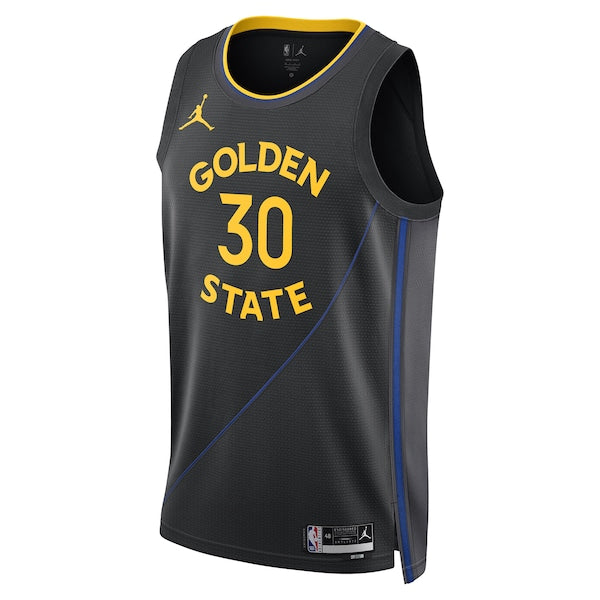 Stephen Curry Golden State Warriors Jordan Brand Unisex 2024/25 Swingman Jersey - Statement Edition - Black - Image 2