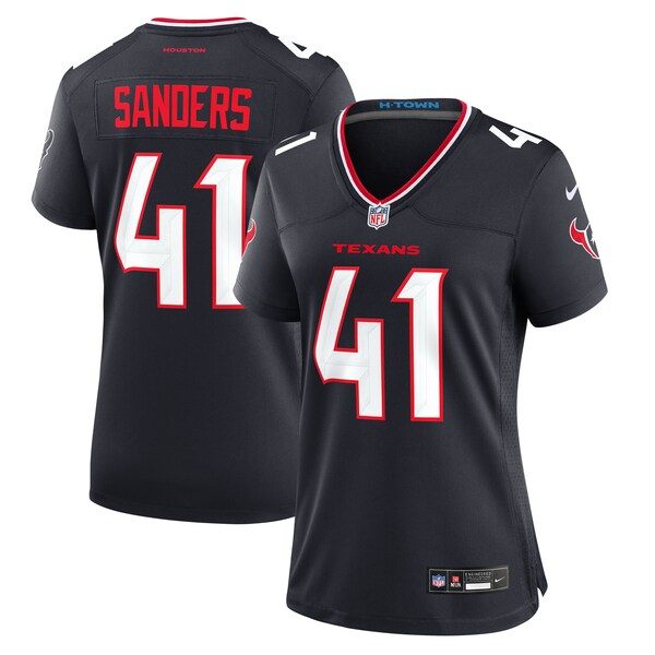 Myjai Sanders Houston Texans Nike Women's Team Game Jersey - Navy