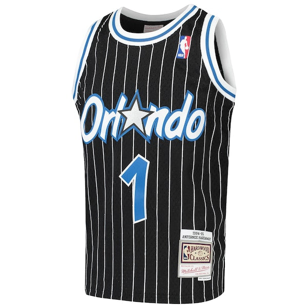 Penny Hardaway Orlando Magic Youth Hardwood Classics Swingman Throwback Jersey - Black - Image 2