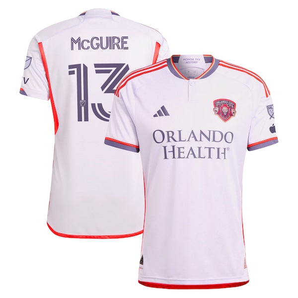 Duncan McGuire Orlando City SC adidas 2024 Legacy Kit Authentic Player Jersey?ยจC Purple - Image 2
