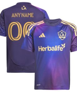 LA Galaxy adidas Youth 2025 RIZON Replica Custom Jersey - Navy