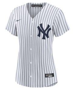 Alternative view of Mark Leiter Jr. New York Yankees Nike Women's Home Replica Jersey - White