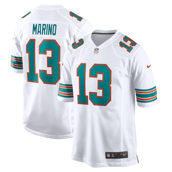 Dan Marino Miami Dolphins Nike Retired Player Jersey - White/Aqua - Image 2