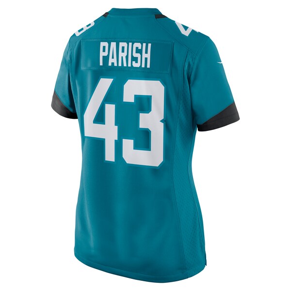Derek Parish Jacksonville Jaguars Nike Women's Game Jersey - Teal - Image 3