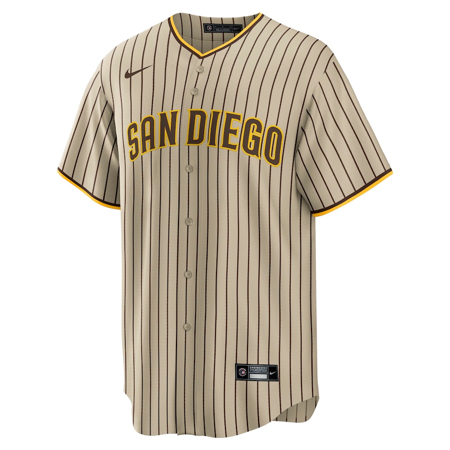 Juan Soto San Diego Padres Nike Alternate Replica Player Jersey - Tan/Brown - Image 2