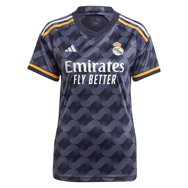 Vinicius Junior Los Merengues adidas Women's 2023/24 Away Replica Player Jersey - Navy - Image 2