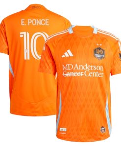 Ezequiel Ponce Houston Dynamo FC adidas 2025 Season 20 Authentic Player Jersey - Orange