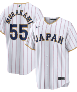 Munetaka Murakami Japan Baseball Nike 2026 World Baseball Classic Home Stadium Jersey - White/Navy