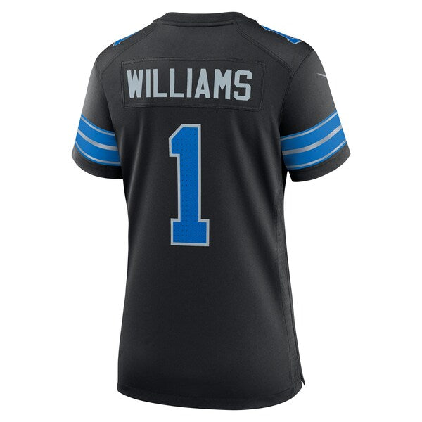 Jameson Williams Detroit Lions Nike Women's 2nd Alternate Game Player Jersey - Black - Image 3