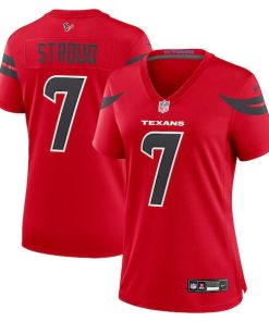 C.J. Stroud Houston Texans Nike Women's Alternate Game Jersey - Red