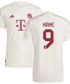 Harry Kane Bayern Munich adidas 2023/24 Third Authentic Player Jersey - White