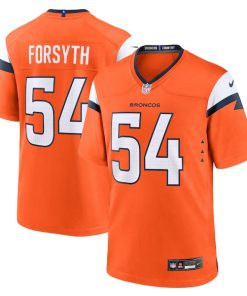 Alex Forsyth Denver Broncos Nike Team Game Jersey -  Orange