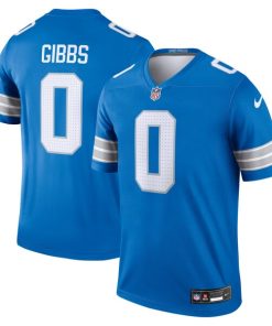 Jahmyr Gibbs Detroit Lions Nike Team Legend Jersey - Blue/Black