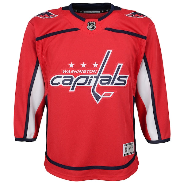 Washington Capitals Youth Home Blank Premier Jersey - Red - Image 2