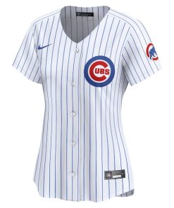 Alternative view of Chicago Cubs Nike Women's Home Limited Jersey - White