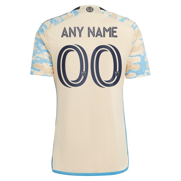 Philadelphia Union adidas 2024 For Philly Replica Custom Jersey - Tan - Image 3