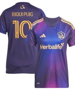 Riqui Puig LA Galaxy adidas Women's 2025 RIZON Replica Player Jersey - Navy