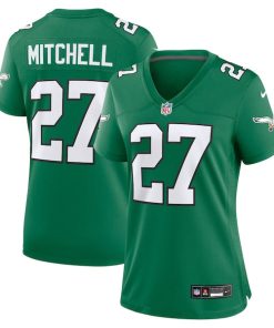 Quinyon Mitchell Philadelphia Eagles Nike Women's Alternate Game Jersey -  Kelly Green/Green