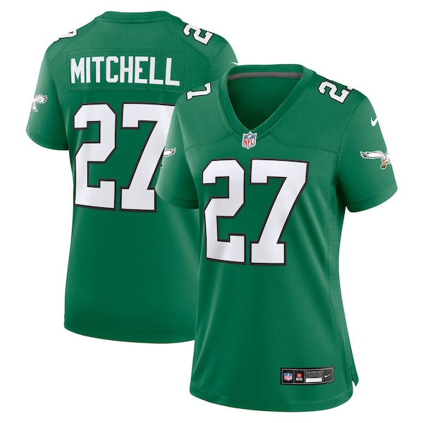 Quinyon Mitchell Philadelphia Eagles Nike Women's Alternate Game Jersey - Kelly Green/Green