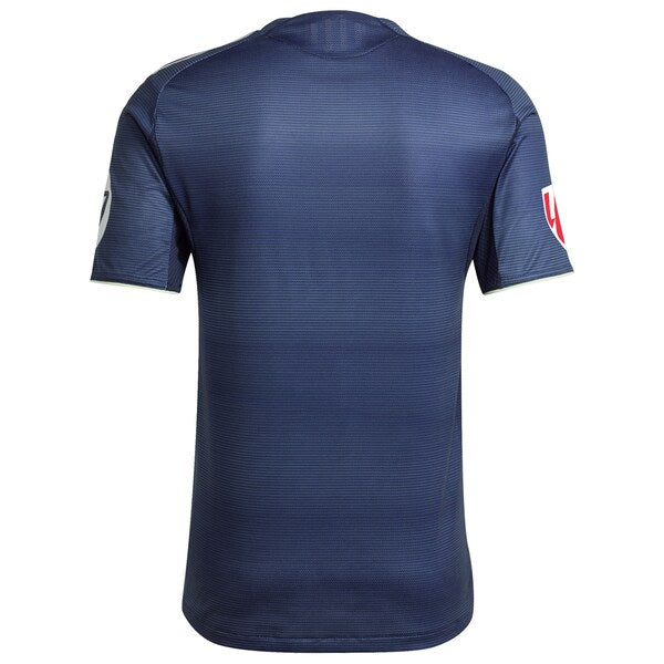 Los Merengues adidas 2025/26 Away Authentic Jersey - Blue/White - Image 4