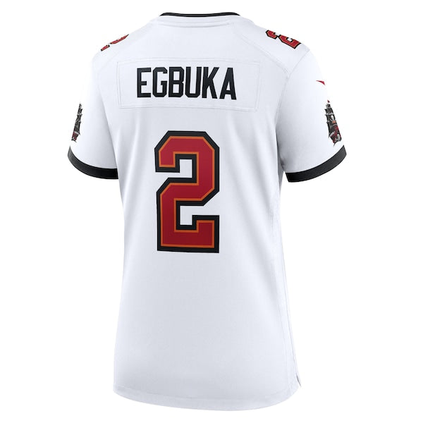 Emeka Egbuka Tampa Bay Buccaneers Nike Women's 50th Season Game Jersey - White/Red - Image 4