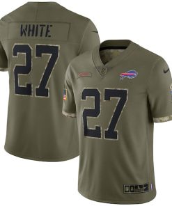 Tre'Davious White Buffalo Bills Nike 2022 Salute To Service Limited Jersey - Olive