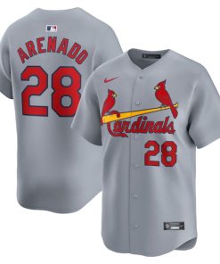 Nolan Arenado St. Louis Cardinals Nike Away Limited Player Jersey - Gray/White