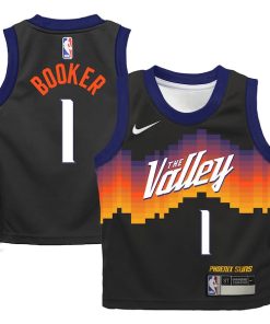Devin Booker Phoenix Suns Nike Preschool 2025/26 City Edition Swingman Jersey - Black