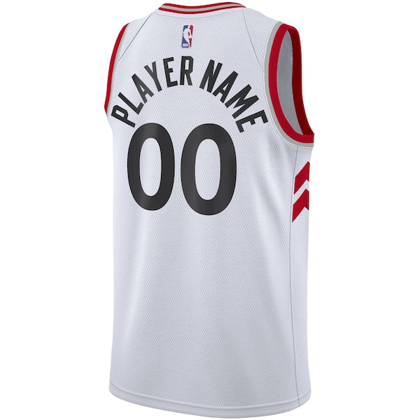 Toronto Raptors Nike 2020/21 Swingman Custom Jersey - Association Edition - White - Image 3