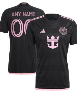 Inter Miami CF adidas 2024 La Noche Replica Custom Jersey - Black