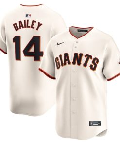 Patrick Bailey San Francisco Giants Nike Home Limited Player Jersey - Cream