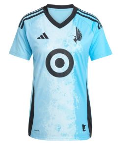 Alternative view of Minnesota United FC adidas Women's 2025 CONVERGENCE Replica Jersey - Blue