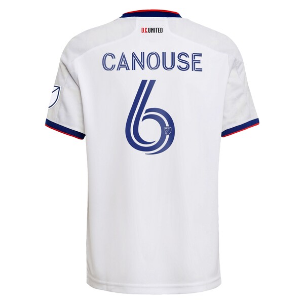 Russell Canouse D.C. United adidas 2022 The Marble Authentic Player Jersey - White - Image 3