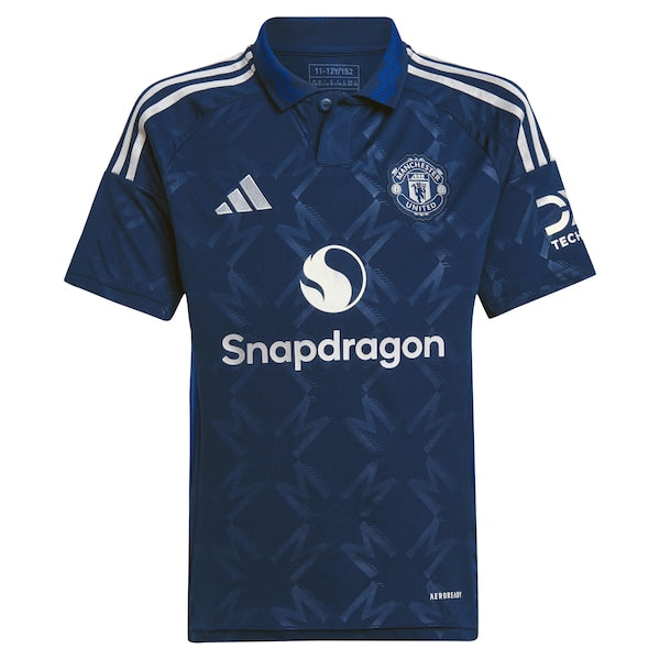 Manchester United adidas Youth 2024/25 Away Replica Jersey - Navy - Image 2