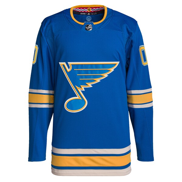 St. Louis Blues adidas Alternate Primegreen Authentic Custom Jersey - Blue - Image 2