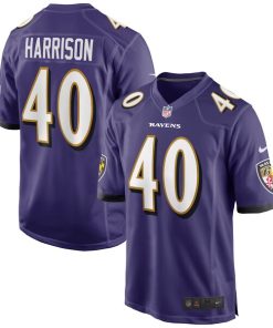 Malik Harrison Baltimore Ravens Nike Game Jersey - Purple