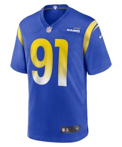 Alternative view of Kobie Turner Los Angeles Rams Nike Home Game Jersey - Royal