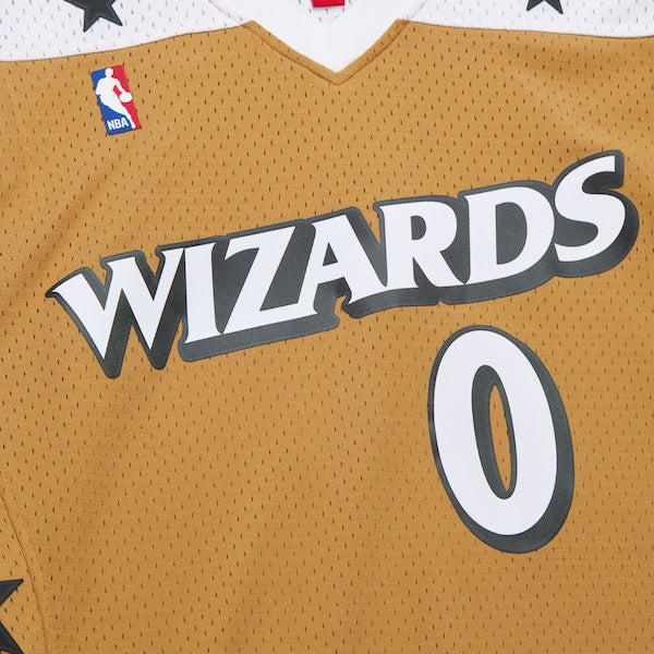 Gilbert Arenas Washington Wizards 2006/07 Hardwood Classics Swingman Jersey - Gold - Image 4