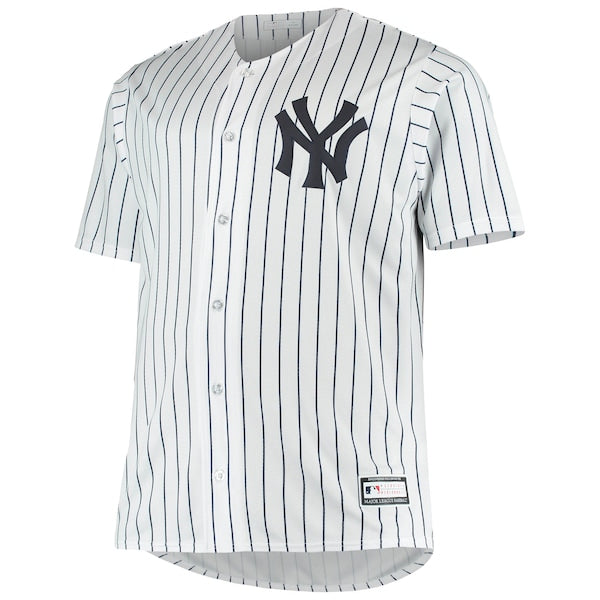 Derek Jeter New York Yankees Big & Tall Replica Player Jersey - White - Image 2