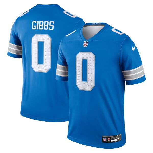 Jahmyr Gibbs Detroit Lions Nike Team Legend Jersey - Blue/Black - Image 2