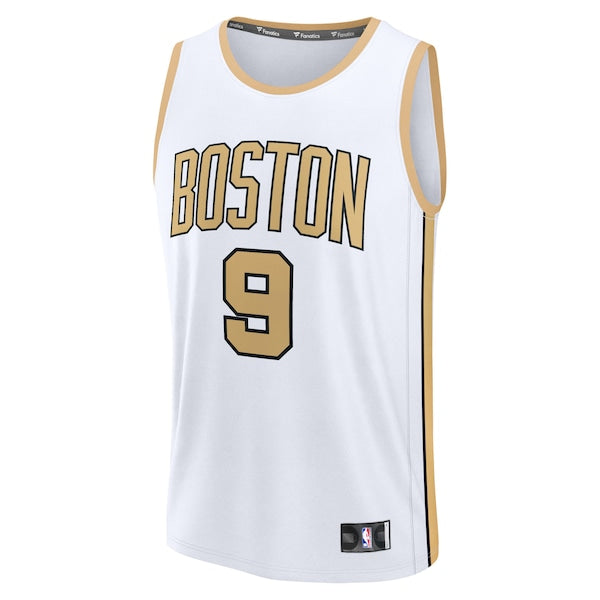 Derrick White Boston Celtics 2025/26 City Edition Fast Break Jersey - White - Image 2